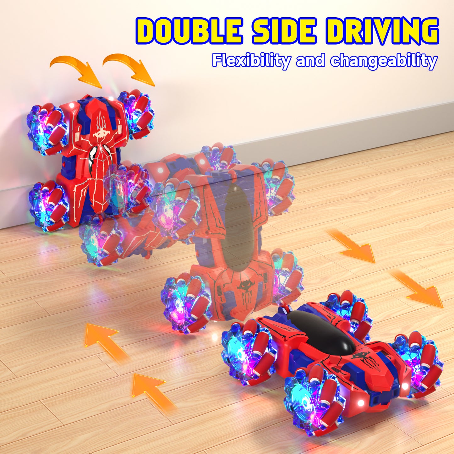 RC Cars Toys for 3 4 5 6 7 8 9 10 Year Old Girl Boys, Remote Control Car, 2.4Ghz Fast Stunt, Double Sided Race Car for Girls Kid Age 8-12 Outdoor Toys Birthday