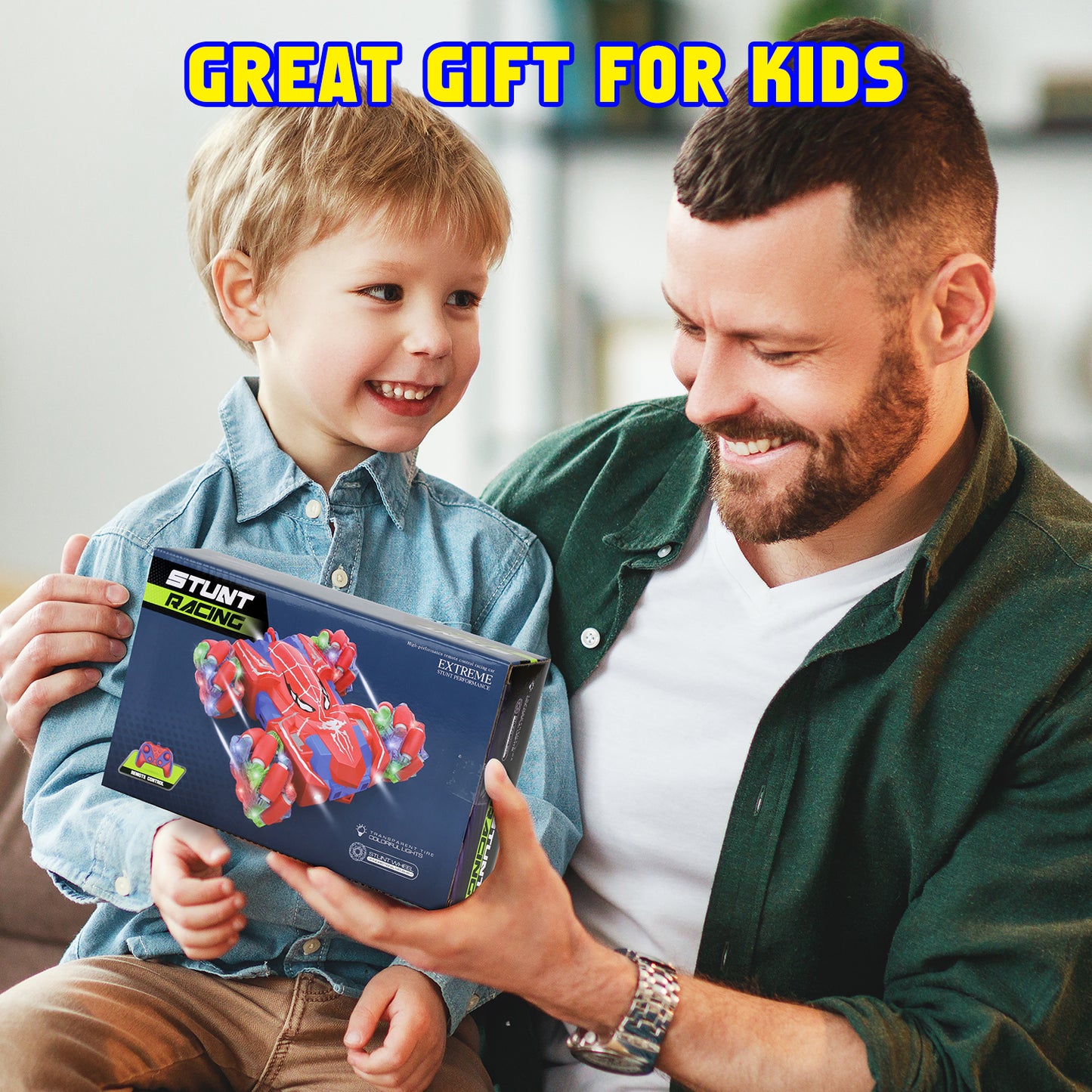 RC Cars Toys for 3 4 5 6 7 8 9 10 Year Old Girl Boys, Remote Control Car, 2.4Ghz Fast Stunt, Double Sided Race Car for Girls Kid Age 8-12 Outdoor Toys Birthday