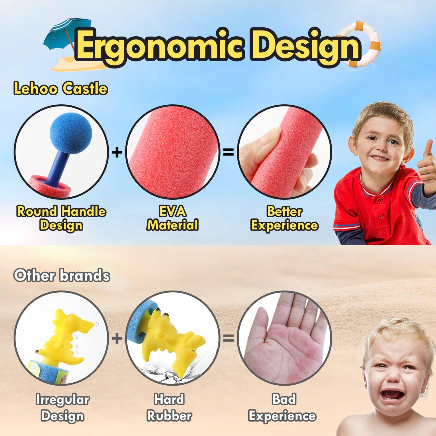 Water Blaster for Kids Outdoor Water Toys Pool Toys Water Squirter for Summer Swimming Beach 16pcs