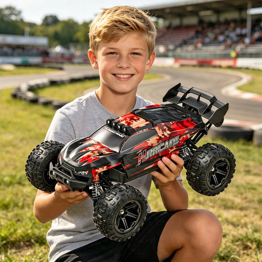 Remote Control Car for Adults & Kids, Fast 40+MPH 1:14 Waterproof Off-Road Remote Control Monster Truck, 4WD 2.4GHz All Terrain High-Speed RC Car with Lights, Best Gifts for Boys 12+ Years Old
