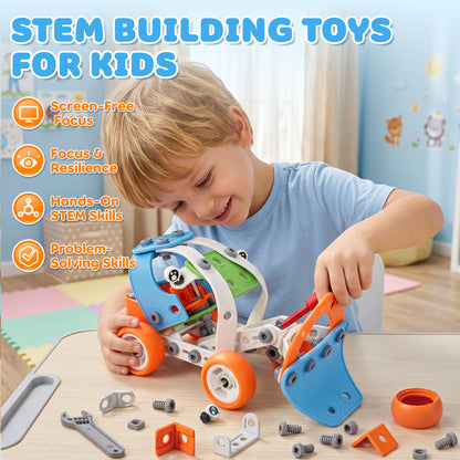 Building Toys for Boys 5 6 7 8 9+ Years, STEM Building Toys Blocks Kit Activities for Toddlers, Engineering Creative Games, Construction Toys, Preschool Educational Toys, Ideal Birthday Gift for Kids
