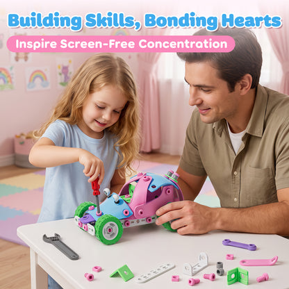 Building Toys for Boys Girls 3 4 5 6+ Years, STEM Building Toys Blocks Kit Activities for Toddlers, Engineering Creative Games, Construction Toys, Preschool Educational Toys, Ideal Birthday Gift