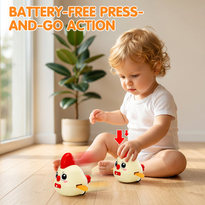 Baby Toys 6-12 Months, Baby Crawling Toys, Tummy Time Toys with Recording Function, Musical Moving Light Up Toys for 0-12 Months Old Boys Girls, Birthday Baby Shower Gifts for 1 Year Old