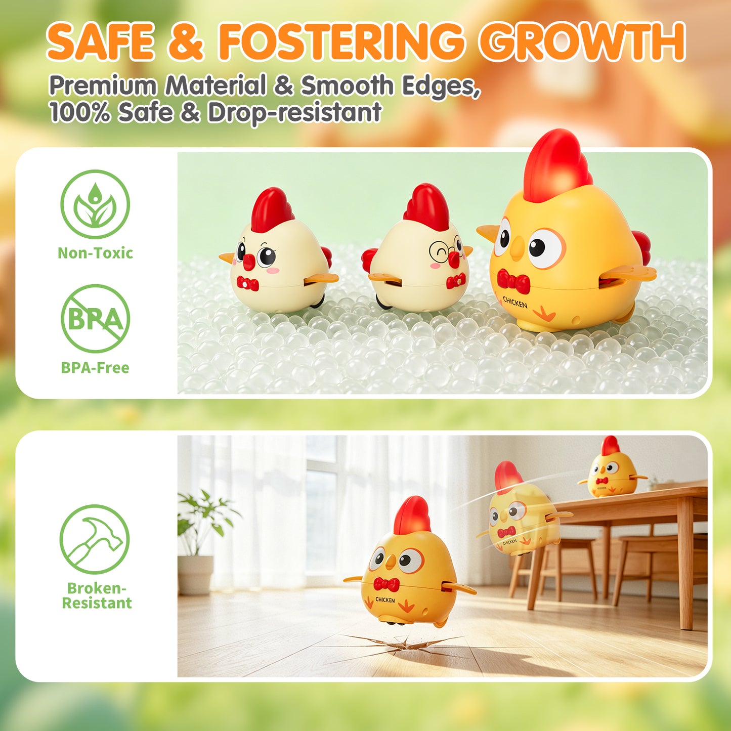Baby Toys 6-12 Months, Baby Crawling Toys, Tummy Time Toys with Recording Function, Musical Moving Light Up Toys for 0-12 Months Old Boys Girls, Birthday Baby Shower Gifts for 1 Year Old