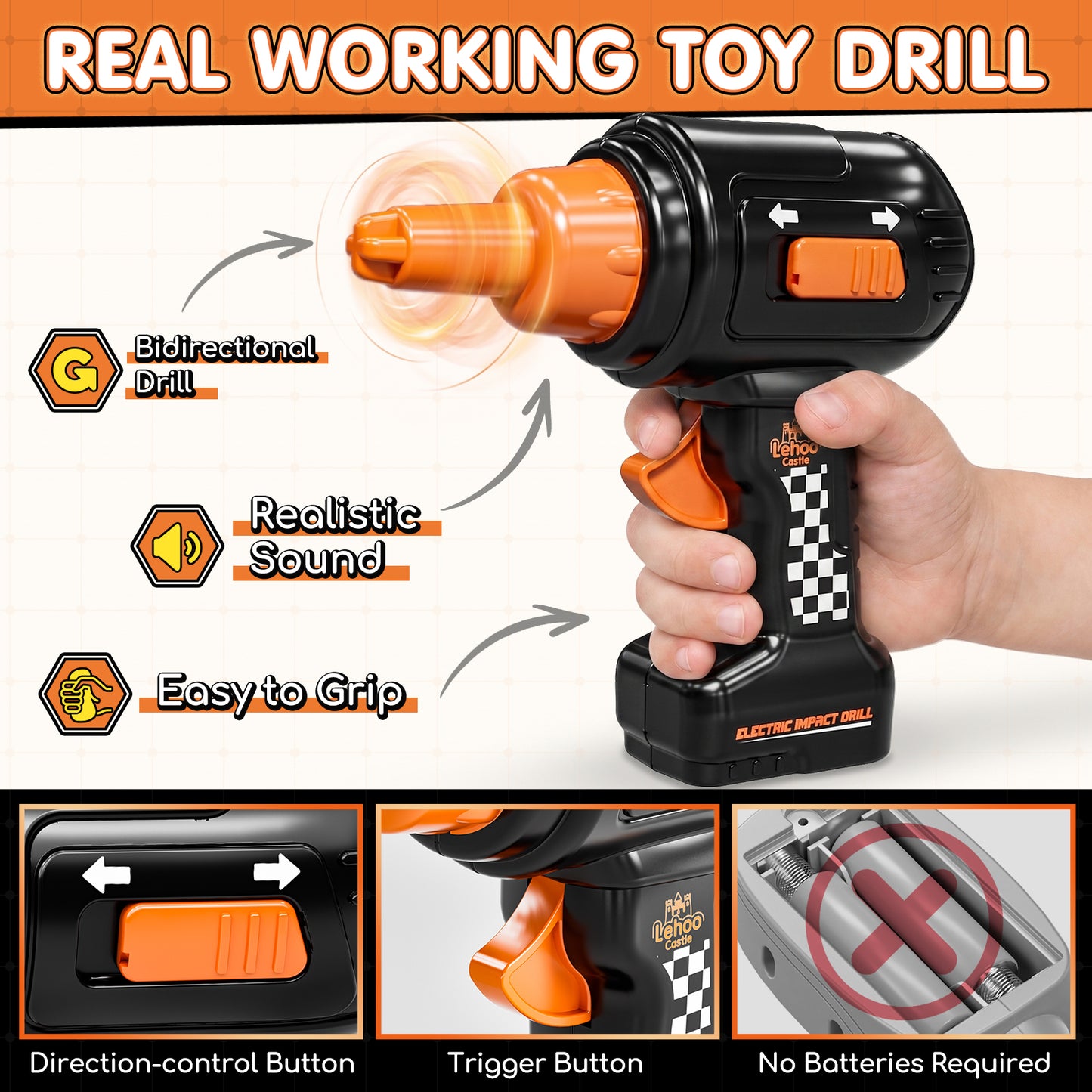 Toys for 2 Year Old Boys, Kids Tool Set, Toolbox Set for Kids, Includes Realistic Tools & Electric Drill & Take Apart Toy Racing Cars, Educational Learning Toys for Boys Age 2 3 4 5 Birthday Gifts