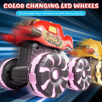 Toys for 1 2 3 Year Old Boys, Monster Truck for Toddler, Dinosaur Toy Cars with Cool Lightning Wheels For Toddlers 1-3, Press And Go Toy Cars, Pull Back Cars Baby Toys for 1+ Year Old Birthday Gifts