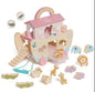 Wooden Noah’s Ark Toy for Toddlers 1-3, Baptism Gifts for Girls, Montessori Learning Toys for 1 Year Old, Christian Toy with Animal Shape Sorter, Birthday Christmas Gifts for Baby