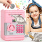 Piggy Banks for Kids, Money Bank, Piggy Bank for Boys Girls, Electronic Password Cash Coin Can ATM Bank with Auto Grab Bill Slot, Money Coin Saving Box for Kids, Perfect Gifts for Boys Girls