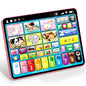 Learning Toys Tablet for Toddlers 1-3, Montessori Toys with Music & Sound, 3 Language Educational Toys, Speech Musical Toys, Early Development Gift for Boys Girls 1 2 3 Years Old (Pink)