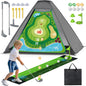 Kids Toy Golf Club Set with Golf Putting Mat, 3-5 Toddler Mini Golf Games, Indoor Outdoor Sport Toys Gifts for Boys Girls Aged 3 4 5 6
