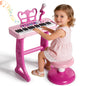 Keyboard Piano for Kids, Music Toys, Kids Piano with Microphone, Toddler Girl Toys, 37 Keys Musical Instruments for Toddlers, Birthday Gifts for 3 4 5 Year Old Girls