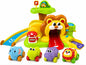 Toy Car for Kids, Toddler Toy Car, Multifunctional Animal Play Vehicle Set with Sounds , Slide & Launch Shoot, 4 Push and Go Toy Cars, Toys for 2-3 Year Old Boys Girls, Best Birthday Gifts