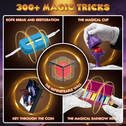 Magic Kits for Kid, My First Magic Tricks for Kids Age 8-12, Magic Toys for Pretend Play, Magic Set for Kid Beginners with Step-by-Step Video Instructions, Birthday Gifts for Boys Girls 6-12