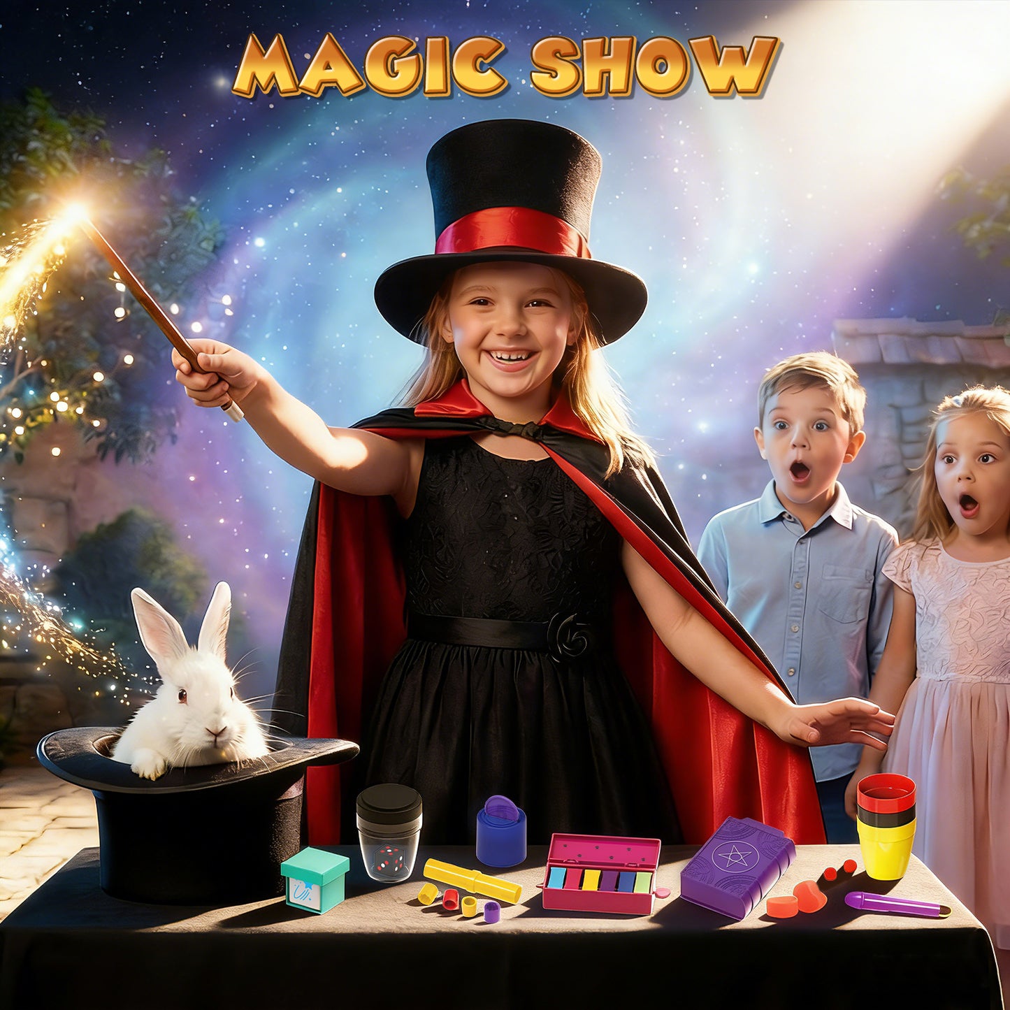 Magic Kits for Kid, My First Magic Tricks for Kids Age 8-12, Magic Toys for Pretend Play, Magic Set for Kid Beginners with Step-by-Step Video Instructions, Birthday Gifts for Boys Girls 6-12