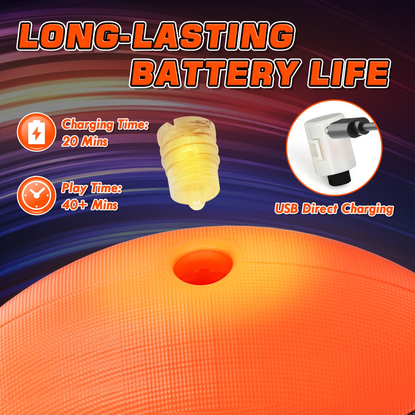 Glow in the Dark Football, USB Charge Light up Football Toys, Sport Toy for Boys, Bright Football for Night Outdoor Game, Outdoor Toys for Kids Teenagers Boys 8 10 11 12 15 Years Old, Birthday Gift