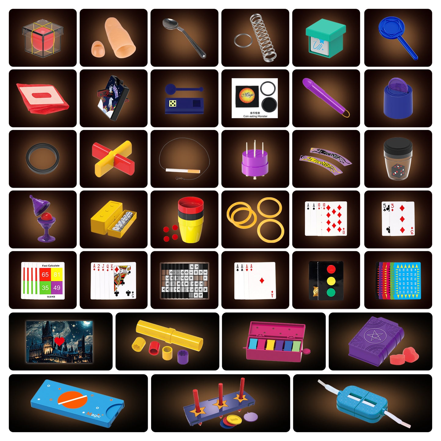 Magic Kits for Kid, My First Magic Tricks for Kids Age 8-12, Magic Toys for Pretend Play, Magic Set for Kid Beginners with Step-by-Step Video Instructions, Birthday Gifts for Boys Girls 6-12