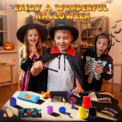 Magic Kits for Kid, My First Magic Tricks for Kids Age 8-12, Magic Toys for Pretend Play, Magic Set for Kid Beginners with Step-by-Step Video Instructions, Birthday Gifts for Boys Girls 6-12