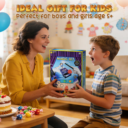 Magic Kits for Kid, My First Magic Tricks for Kids Age 8-12, Magic Toys for Pretend Play, Magic Set for Kid Beginners with Step-by-Step Video Instructions, Birthday Gifts for Boys Girls 6-12
