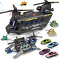 Helicopter Toy, Airplane Toys for Boys with Lights & Sounds, Toy Plane Set with 4 Race Cars, 2 Airplanes, 2 Tanks, Toys for 2+ Year Old Boys, Best Gifts for 3 4 5+ Years Old Boys