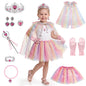 Princess Dress Up Toddler Girl Toys, Dress Up for Girls 3 4 5 6 Year Old, Princess Toys for Toddler Girls, Include Cloak, Gloves, Jewelry, Princess Wand... Birthday Gift for Girls (Unicorn)