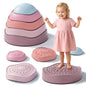 Stepping Stones for Kids, Upgraded Support Bones Toddler Stepping Stones, 5 Pcs Non-Slip Balance Stepping Stones, Up to 220lbs, Coordination Skills Sensory Toys for Ages 2 3 4 5 6+ Girls