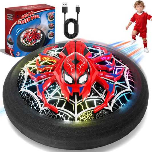 Hover Soccer Ball for Kids, Rechargeable Spider Air Soccer Toys with Colorful Light, Indoor Toys for Boys 5 to 8 Years, Birthday Christmas Gifts for Boys & Girls